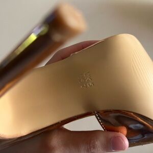 Pretty little thing gold heels